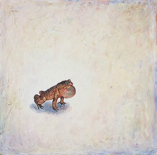 <em>Toad</em>, 1999, Oil/Panel, 24 x 24"