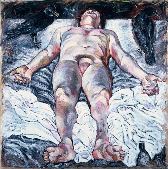 <em>The Visitation</em>, 1990, Oil/Canvas, 52 x 52"